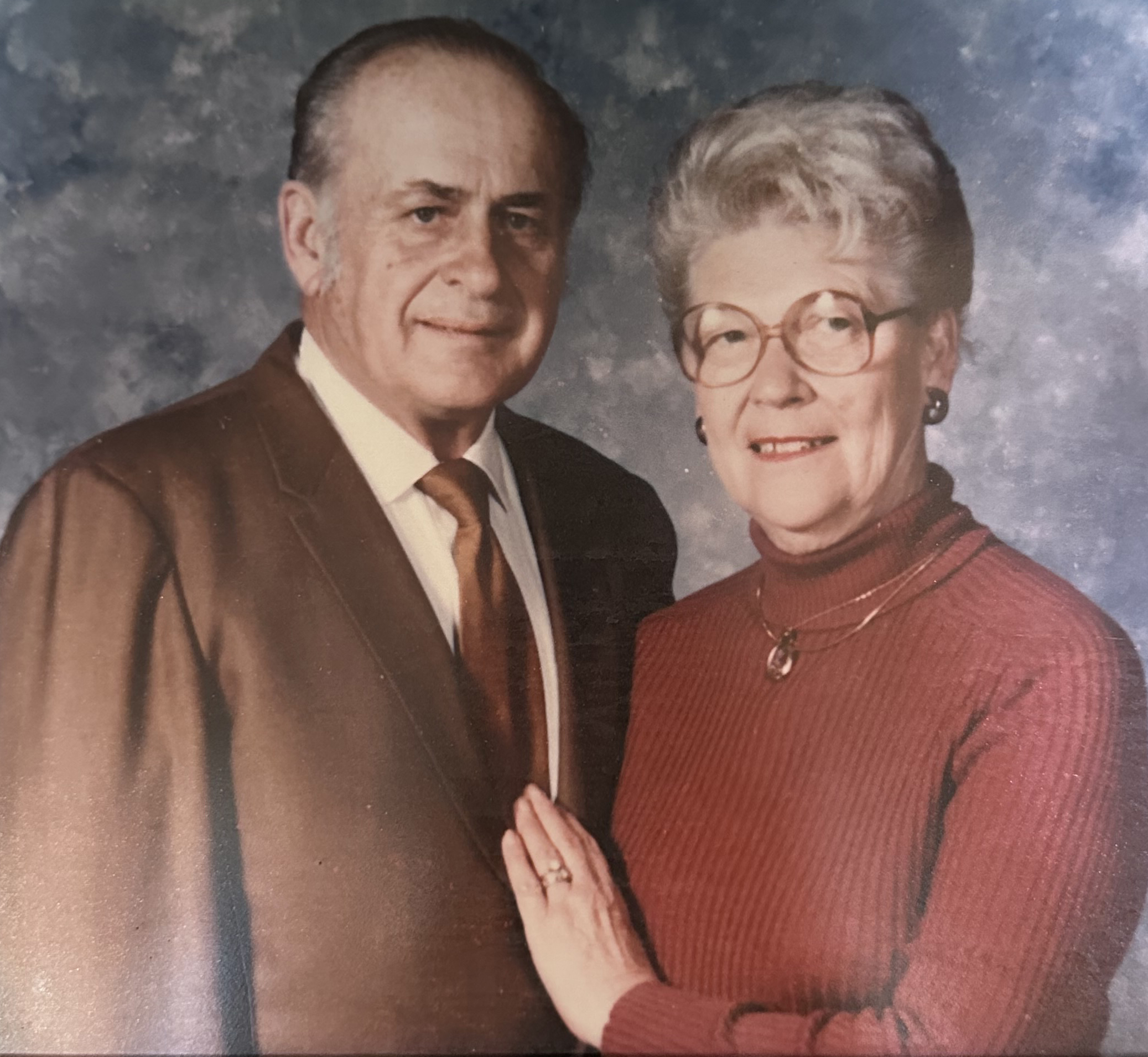 Portrait image of a couple.